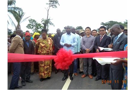 Governor of Lunda Norte, Angola Cut Ribbon for Completion of Dundo Highway Project’s Lot F Undertake