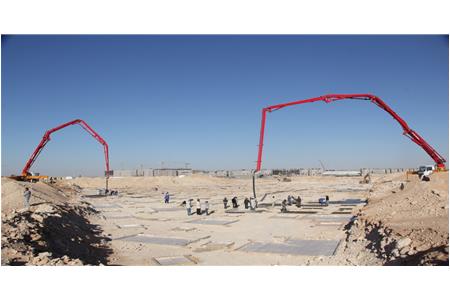 JOUF University Hospital Project of Saudi Arabia Branch is under Construction of Foundation Pad
