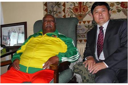 埃塞俄比亚总统亲切接见中国昊远集团有限公司董事长 刘代文先生