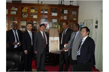 埃塞俄比亚电力公司（EEPCO）总裁会见中国浩远集团有限公司董事长刘代文先生