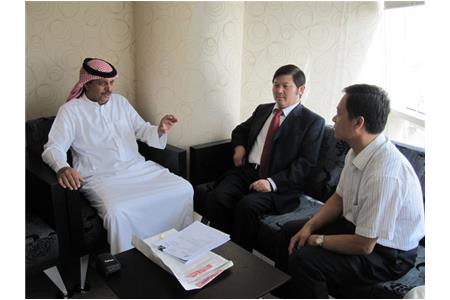 Chairman of Hyway Group Inspected China Hyway Group Limited Saudi Arabia Branch