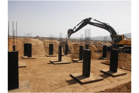 Temporary Works & Main Works of Jazan Villa Project of Saudi Arabia Branch in Progress