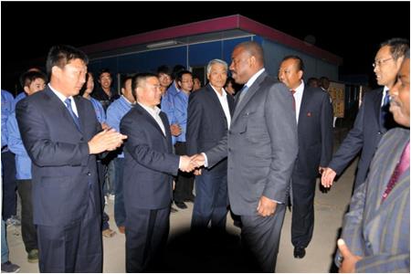 Transport Minister of Angola Inspected Construction of Mocamedes Railway